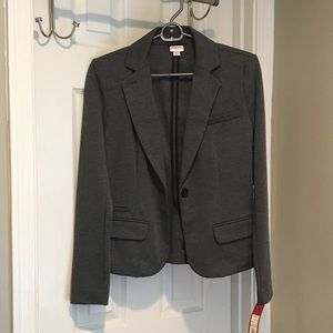 Heather gray blazer